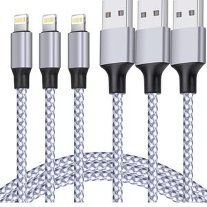 👽TAKAGI for iPhone Charger, [MFi Certified] Lightning Cable 3PACK 6FT